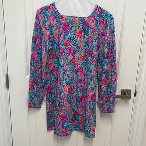 Lilly pulitzer diann cotton dress new- never worn size m